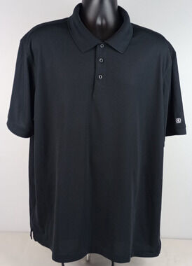 Ogio Mens 2XL Short Sleeve Black Polo Shirt